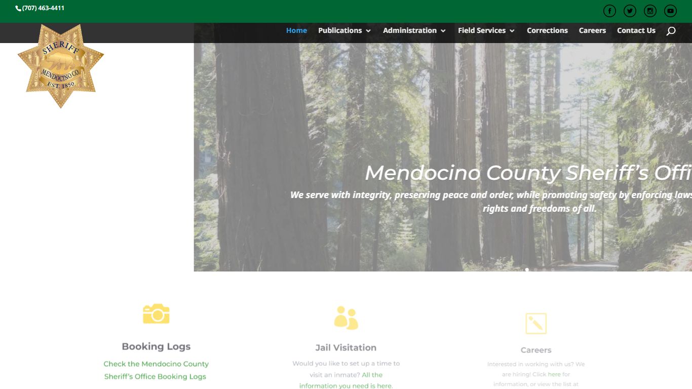 Welcome - Mendocino County Sheriff's Office